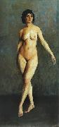 Robert Henri Figure in Motion oil